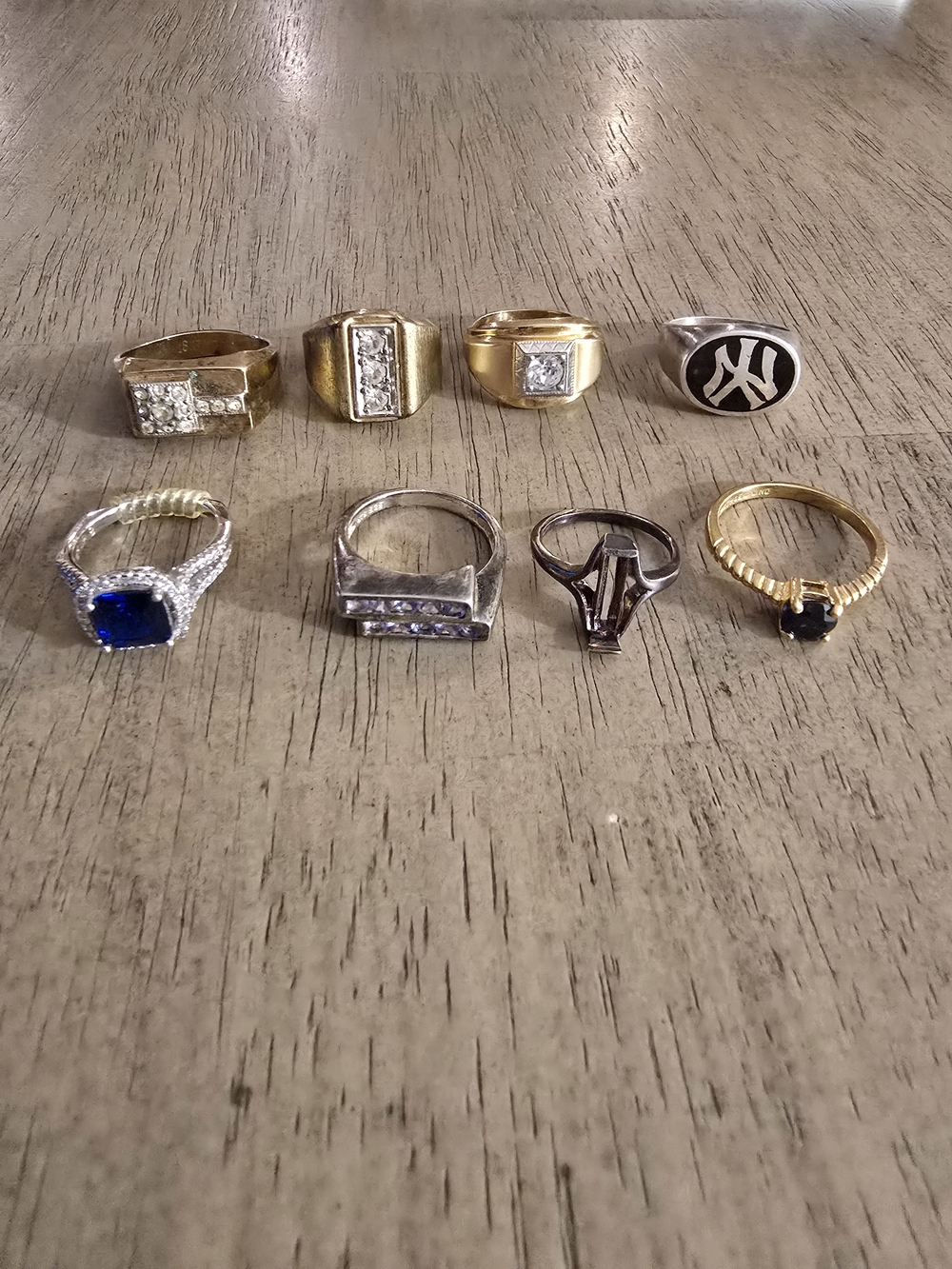 Vintage Lot Of Rings Men & Women / 8 Total